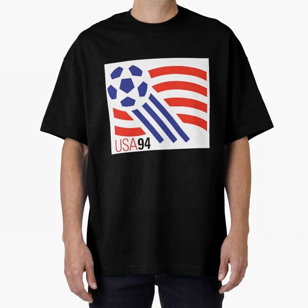 USA WC 94 Classic Oversized T-Shirt Bring a Champion Mindset to FIFA World Cup 2026 Group Stage Spirit, Celebrating England and Germany, Messi and Cristiano Ronaldo, Sports Nostalgia, International Competition, Famous Players and Unforgettable