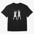 Ronaldo Madrid Celebration Duo Oversized T-Shirt Cheer through Every Moment of Global Football Passion for FIFA World Cup 2026, Celebrating Neymar, Haaland and Cristiano Ronaldo, England and Germany, Global Supporter Spirit, Legendary Goals,