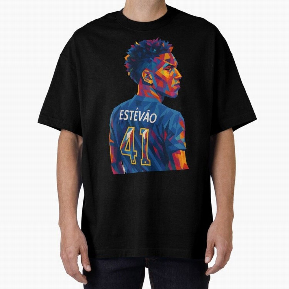 Est¨ºv?o Oversized T-Shirt Bring International Match Energy to FIFA World Cup 2026 Group Stage Filled with Haaland, Argentina Energy, Vintage Soccer Flavor, Modern Football Stars, National Flags and Final Night Emotion; Perfect for Fans,
