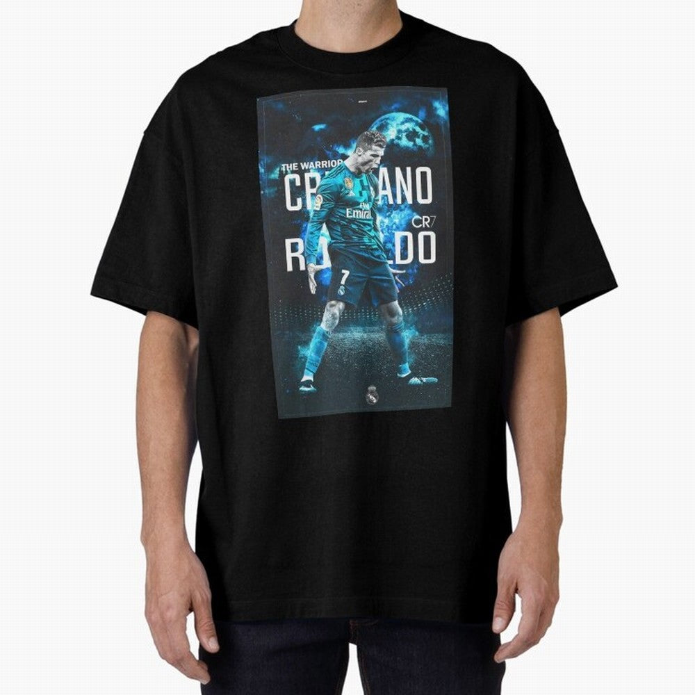 Ronaldo Oversized T-Shirt Experience the FIFA World Cup 2026 Journey through Messi and Cristiano Ronaldo Highlights, Argentina and Brazil Pride, Goal Celebration Energy, Supporter Heritage, Football Icons and Worldwide Tournament Joy; Perfect for