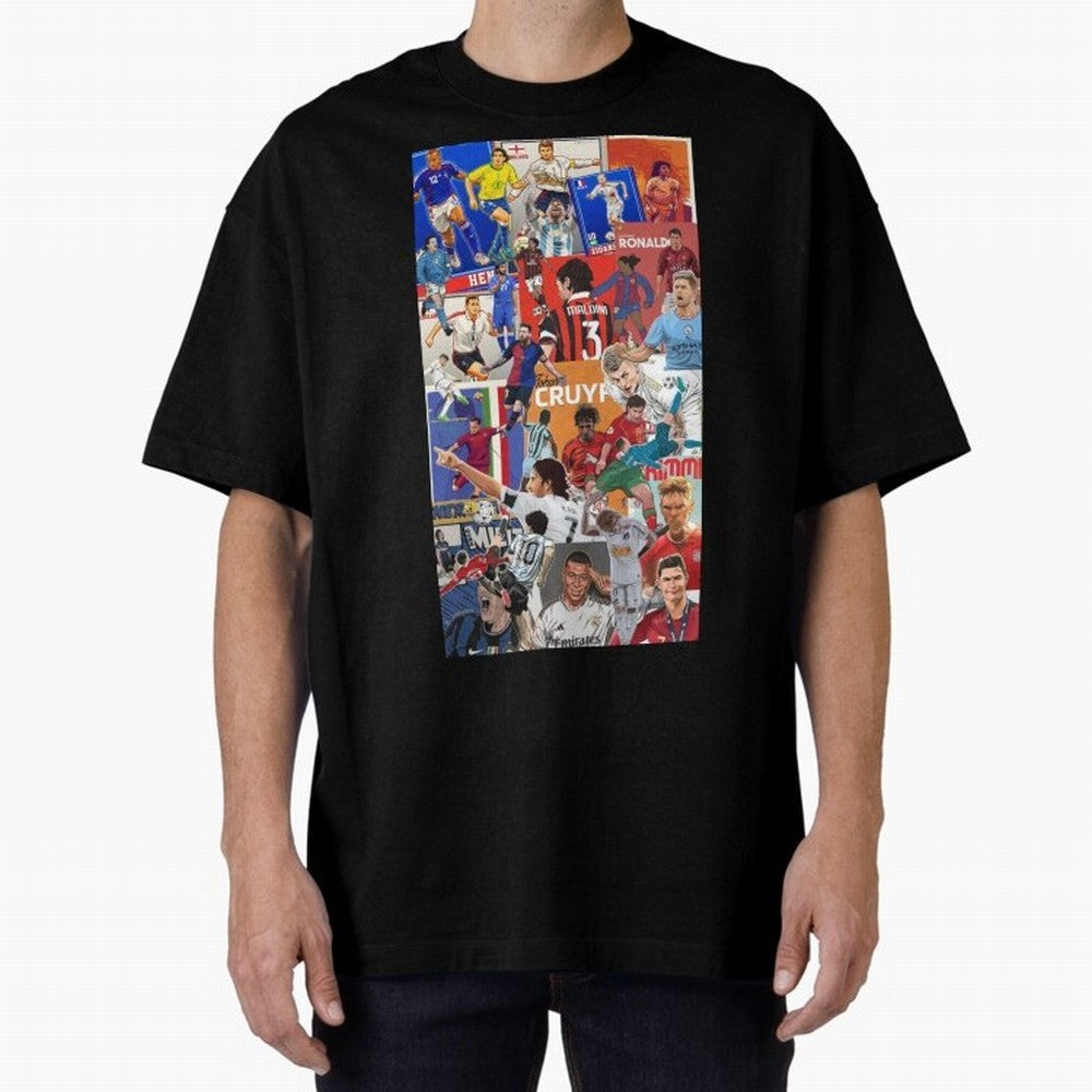 The Greats Oversized T-Shirt Treasure FIFA World Cup 2026 USA Canada Mexico Made for Haaland, Argentina, France and Brazil Energy, Football History, Final Match Energy, Crowd Noise and Once in a Lifetime Moments; Ideal for Football Dads, Football