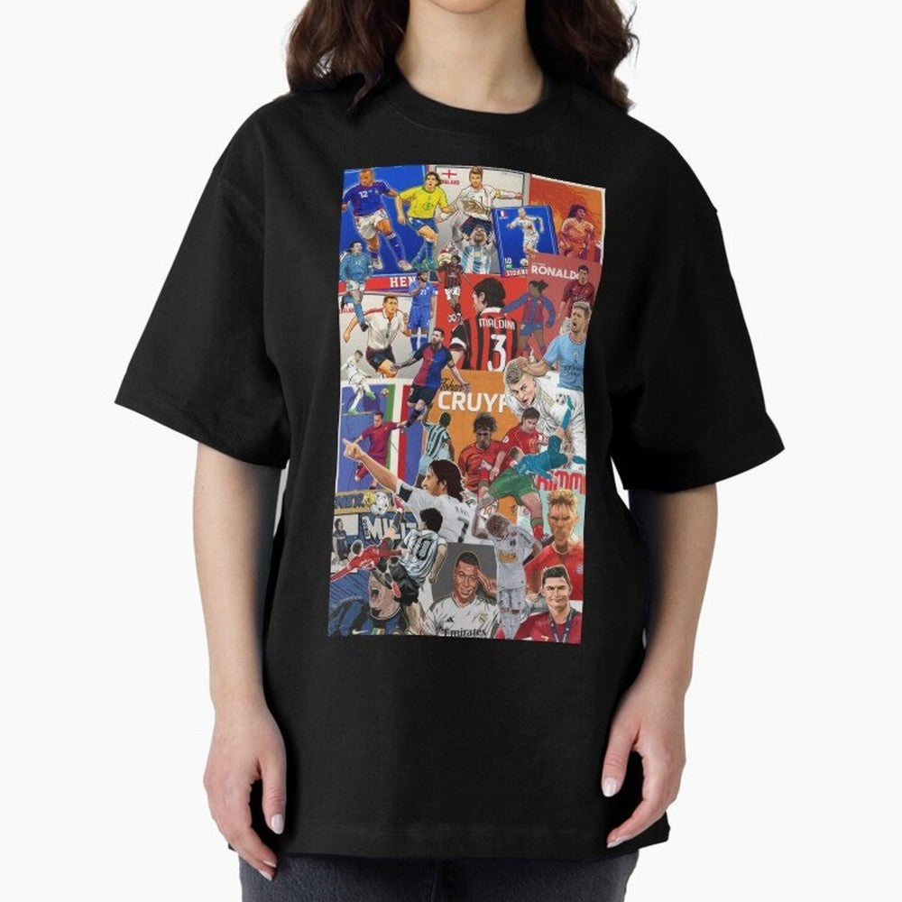 The Greats Oversized T-Shirt Treasure FIFA World Cup 2026 USA Canada Mexico Made for Haaland, Argentina, France and Brazil Energy, Football History, Final Match Energy, Crowd Noise and Once in a Lifetime Moments; Ideal for Football Dads, Football
