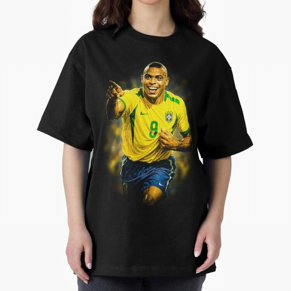 Ronaldo Naz¨¢rio Oversized T-Shirt Celebrate Global Passion for the FIFA World Cup 2026 USA Canada Mexico Journey through Mbappe and Neymar Highlights, France Pride, Tournament Hype, Historic Matchups, Family Viewing Parties and Global Sports