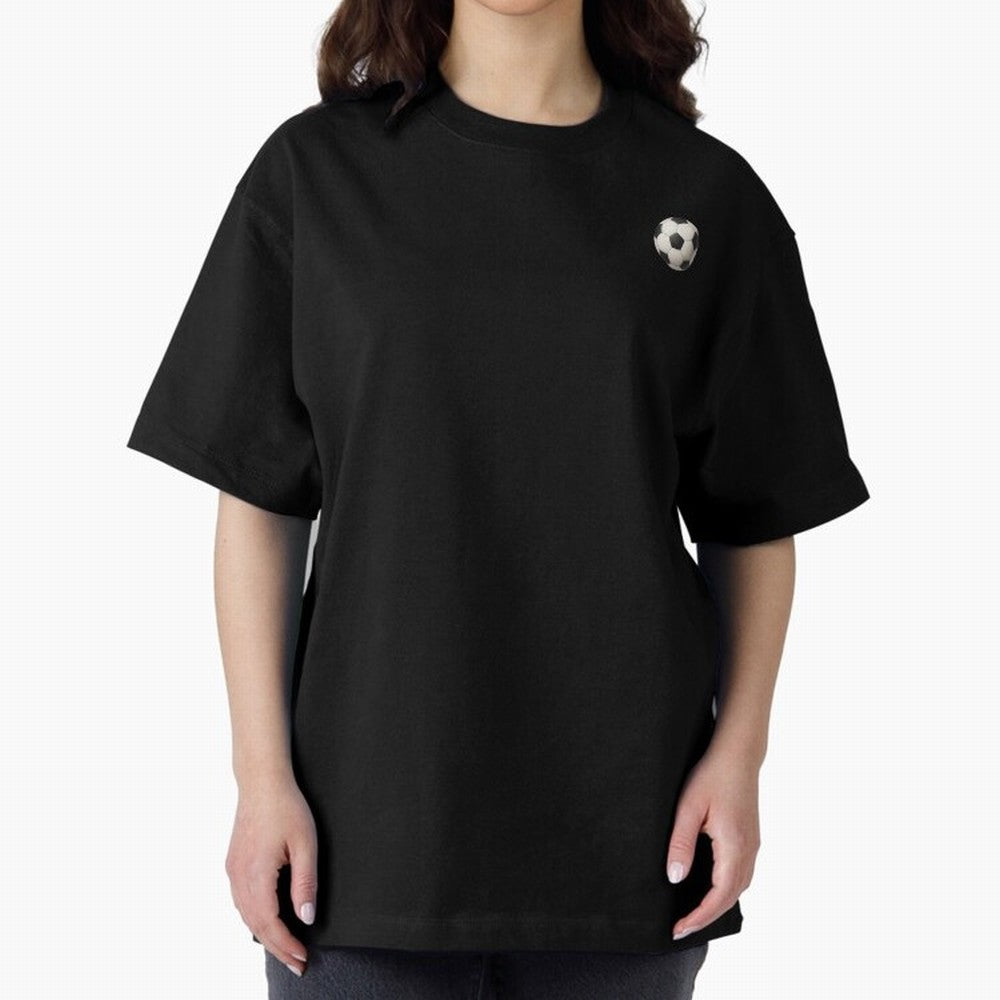 Soccer Ball Oversized T-Shirt Elevate FIFA World Cup 2026 USA Canada Mexico Inspired by Messi, CR7 and Mbappe, Germany Energy, Stadium Memories, Football Loyalty, International Chants and Championship Tradition; Created for Match Day Parties,