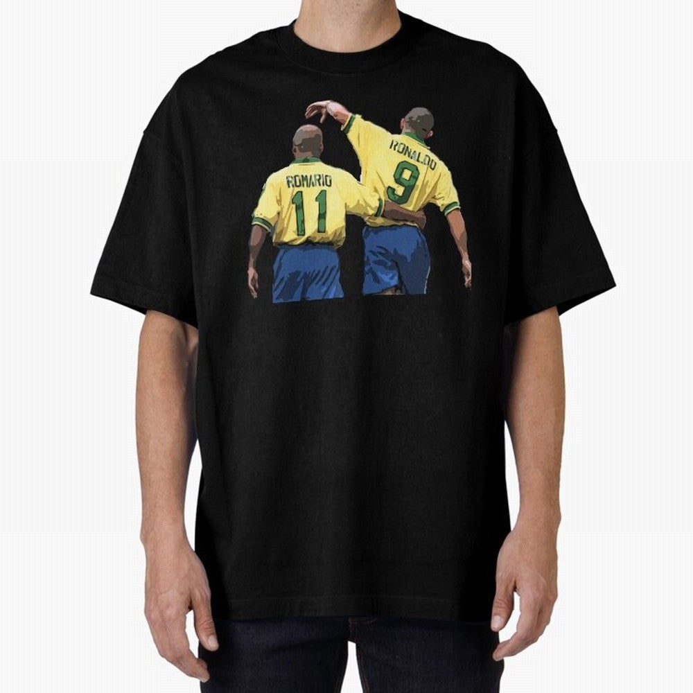 Romario & Ronaldo Oversized T-Shirt Elevate FIFA World Cup 2026 Group Stage for Fans of Messi and Brazil, Bringing Stadium Chants, National Pride, Trophy Dreams and Unforgettable Football Memories; Built for Supporters Chasing Trophy Dreams, Final