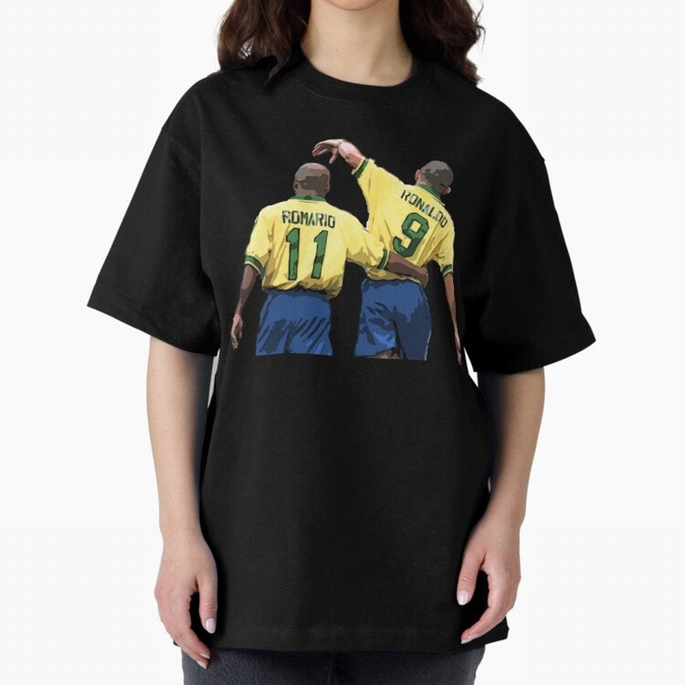 Romario & Ronaldo Oversized T-Shirt Elevate FIFA World Cup 2026 Group Stage for Fans of Messi and Brazil, Bringing Stadium Chants, National Pride, Trophy Dreams and Unforgettable Football Memories; Built for Supporters Chasing Trophy Dreams, Final