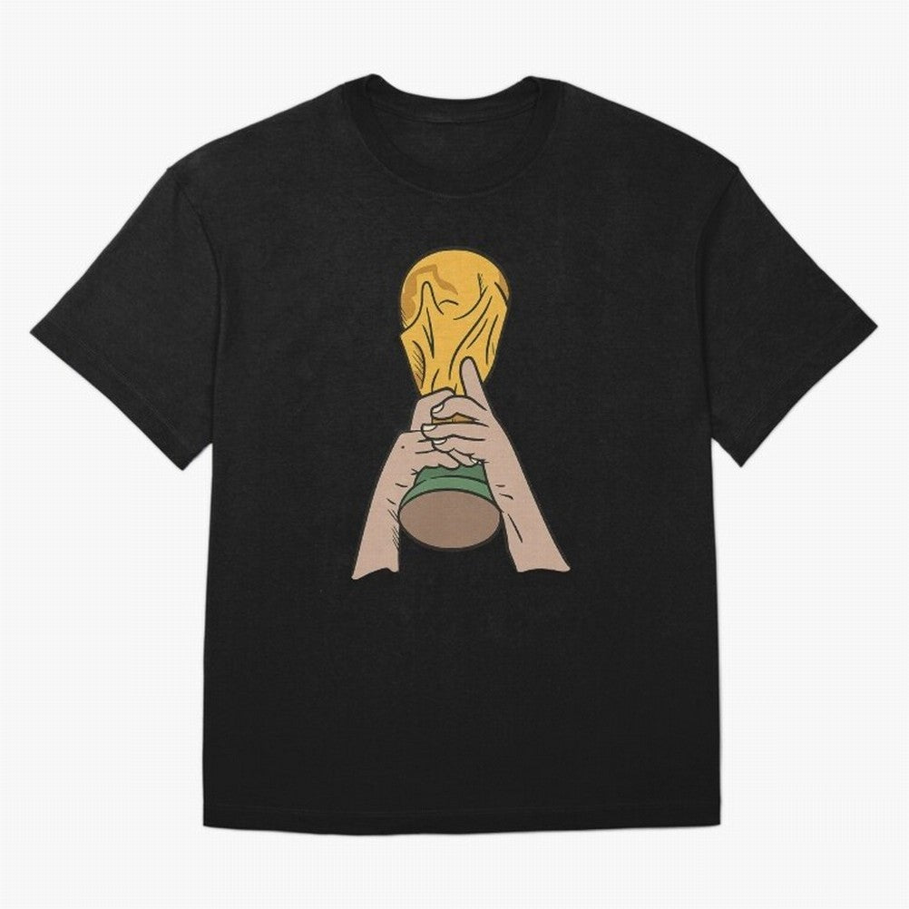 Trophy Oversized T-Shirt Show Passion for the Stars of FIFA World Cup 2026 USA Canada Mexico Filled with Mbappe and Neymar, England Energy, Classic Soccer Heritage, Championship Pressure, Fan Loyalty and International Pride; Made for Collectors Who