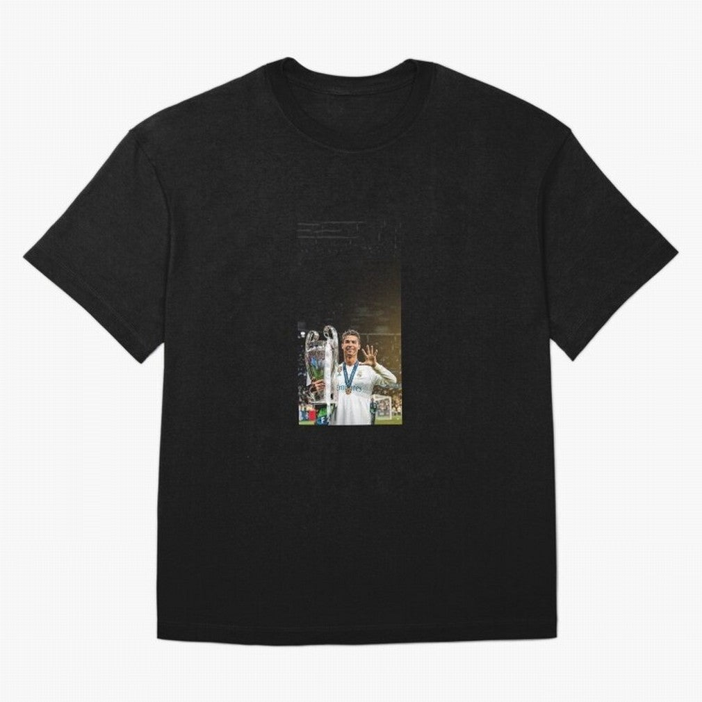 Ronaldo Oversized T-Shirt Represent Football Lovers during Global Football Passion for FIFA World Cup 2026 Group Stage, Made for Cristiano Ronaldo, Haaland and CR7, England, Worldwide Fan Energy, Dramatic Goals, Stadium Lights and Championship