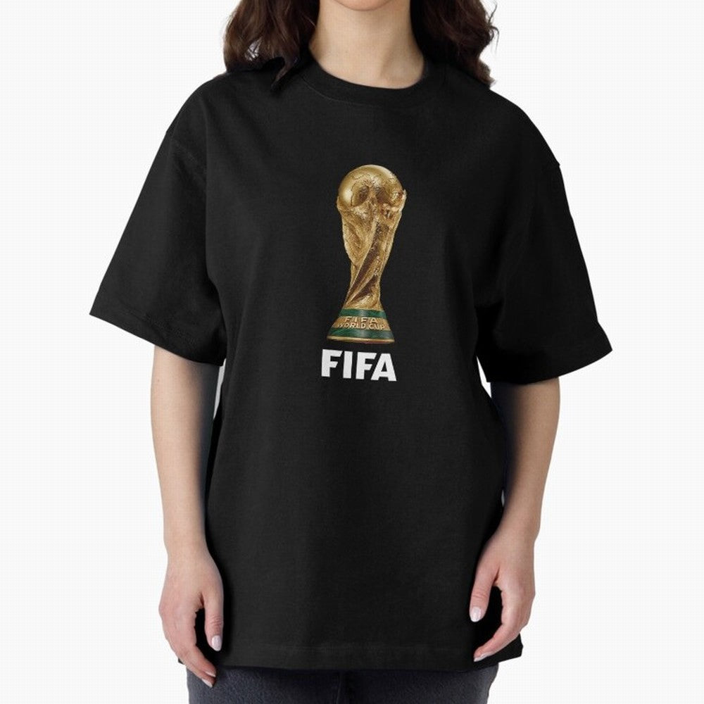 The Biggest Tournament in the World Oversized T-Shirt Fuel the Hype around FIFA World Cup 2026 for Fans of CR7 and Messi and England and Germany, Bringing Match Day Excitement, Supporter Culture, Golden Goals and Global Football Passion; Ideal for