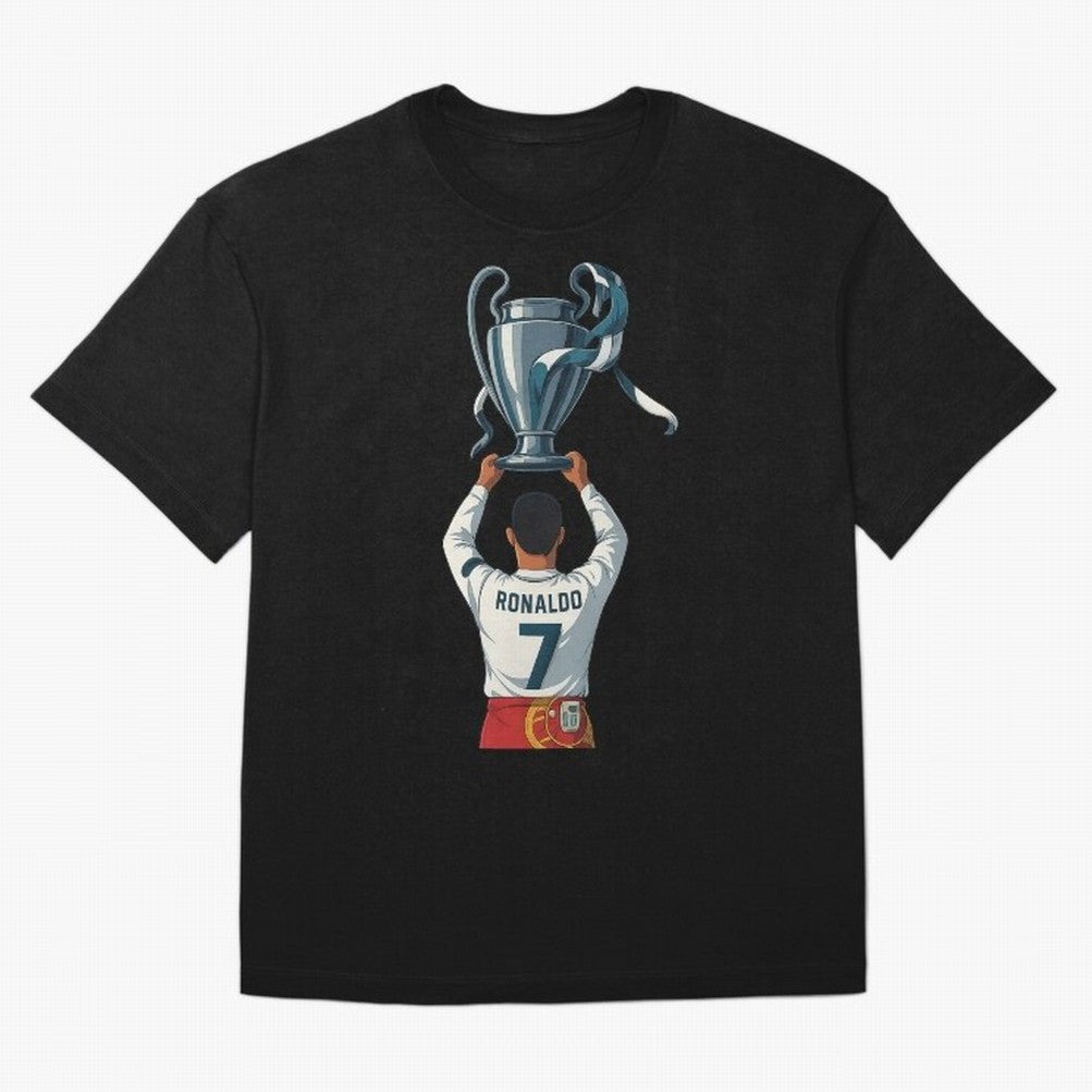 Ronaldo Oversized T-Shirt Join the Countdown to FIFA World Cup 2026 USA Canada Mexico with Cristiano Ronaldo, Haaland and CR7, Brazil Energy, Game Day Rituals, Football Legends, Country Pride and the Road to the Final; Ideal for Fans Who Follow