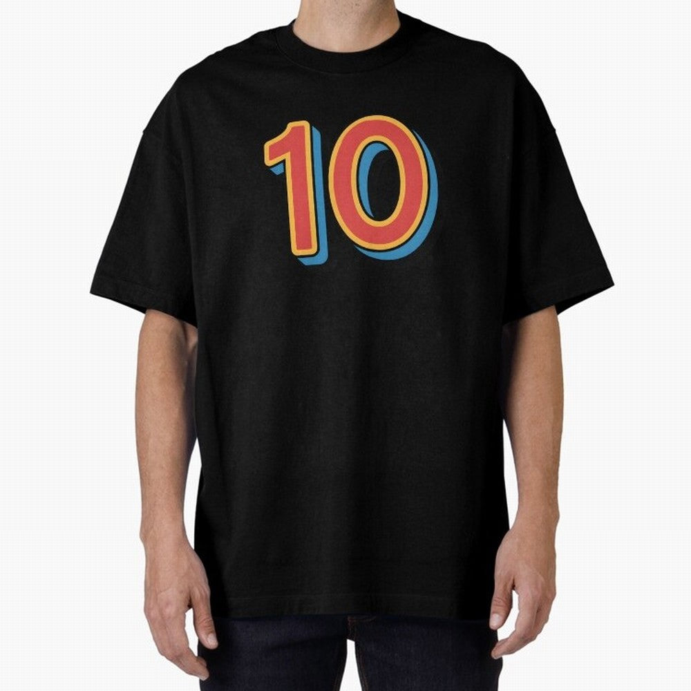 Number 10 Oversized T-Shirt Honor the Football Icons of the FIFA World Cup 2026 USA Canada Mexico Journey through Messi, Neymar and Mbappe Highlights, England Pride, Worldwide Fan Energy, Dramatic Goals, Stadium Lights and Championship