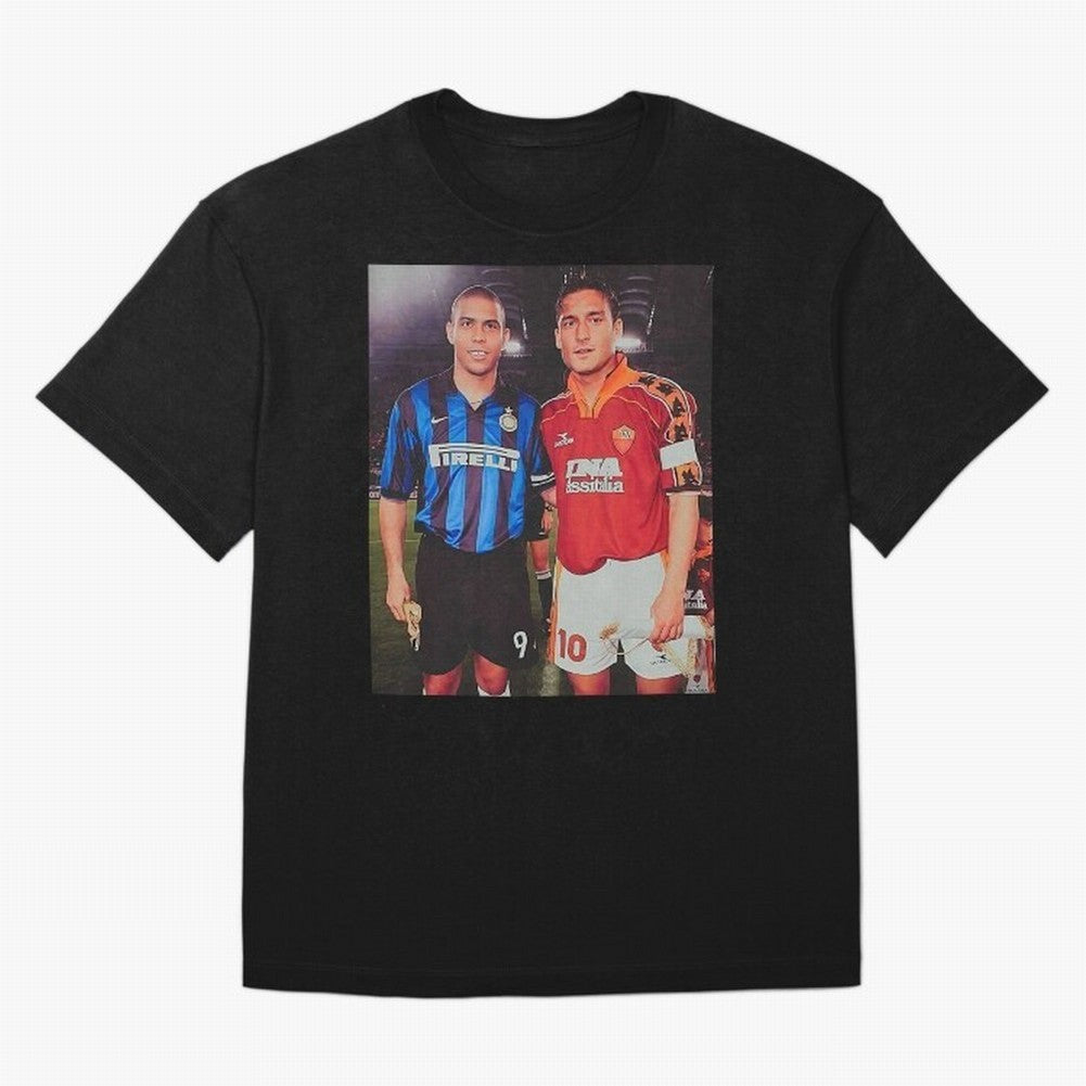 Clash of Class. Francesco Totti and Ronaldo Nazario sometime in the 90s. Oversized T-Shirt Turn Every Weekend Toward FIFA World Cup 2026 Spirit, Capturing France and Portugal, Haaland, Soccer Culture, Superstar Moments, National Team Dreams and