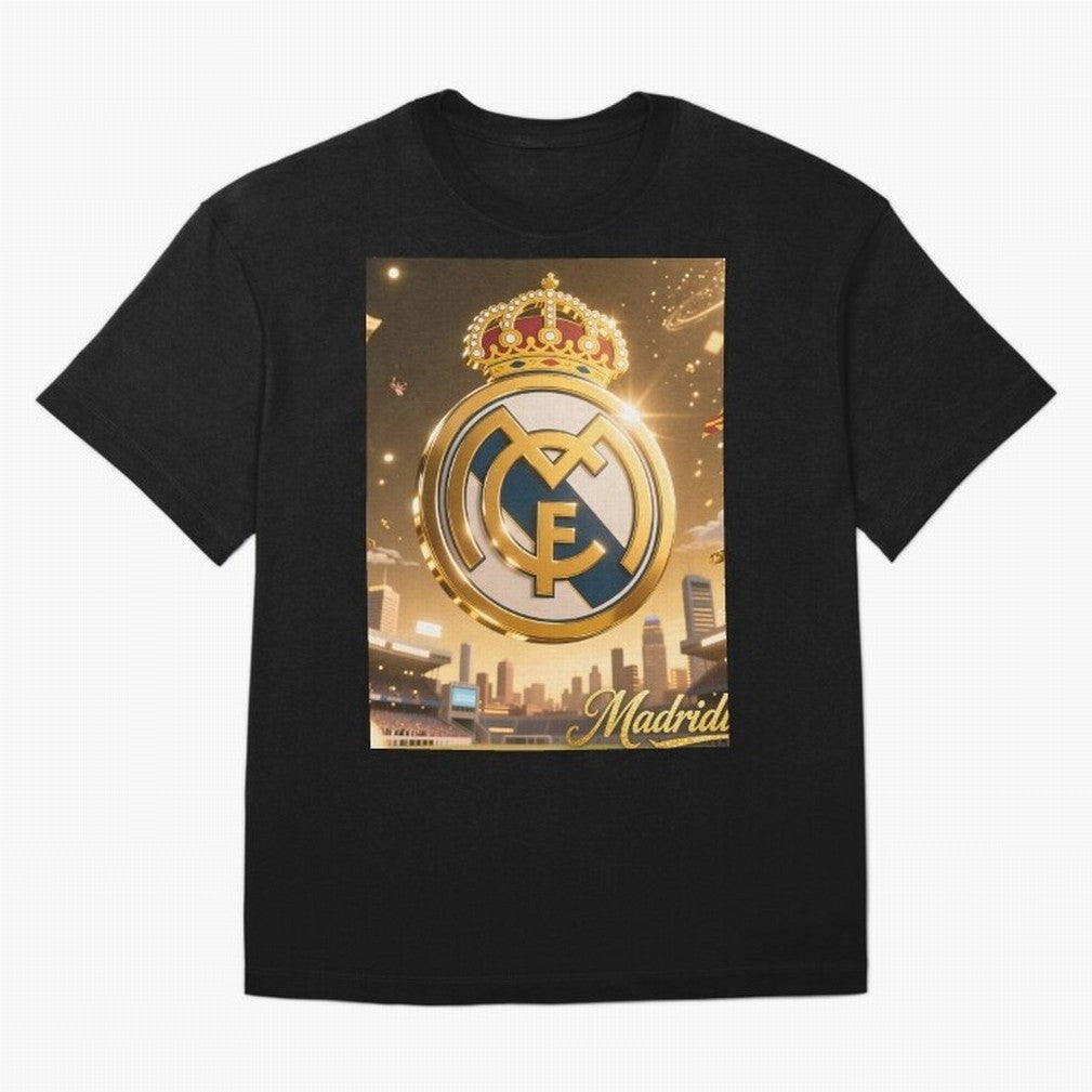 Madridistas Oversized T-Shirt Enjoy the FIFA World Cup 2026 USA Canada Mexico Journey through Cristiano Ronaldo Highlights, England, France and Netherlands Pride, Classic Soccer Heritage, Championship Pressure, Fan Loyalty and International Pride;