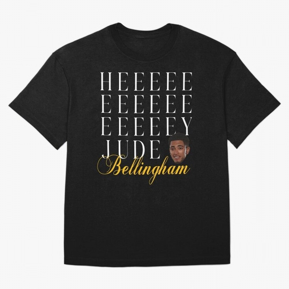 Jude Bellingham Oversized T-Shirt Show Championship Spirit for FIFA World Cup 2026 Capturing Haaland and Mbappe, Spain and Netherlands Energy, Football Festival Excitement, Trophy Ambitions, Country Rivalries and Star Player Buzz; Built for