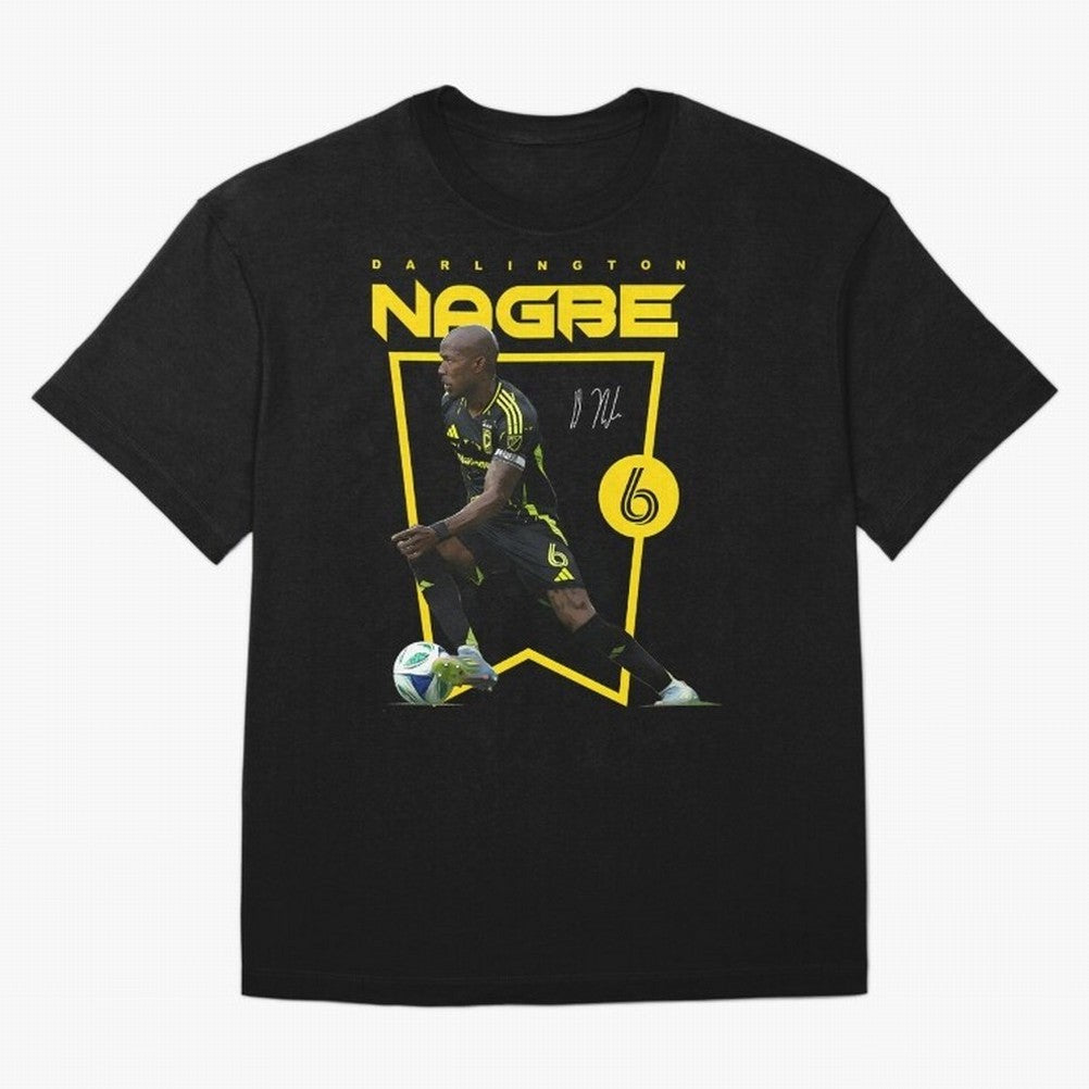 Darlington Nagbe Columbus Crew Oversized T-Shirt Refresh Match Day Hype around FIFA World Cup 2026 USA Canada Mexico, Messi, France and Portugal, Football Festival Excitement, Trophy Ambitions, Country Rivalries and Star Player Buzz; Perfect for