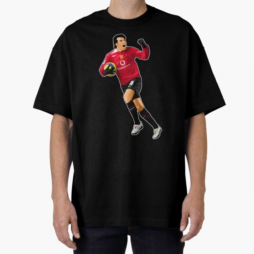 Ruud Van Nistelrooy #10 Scooring Goals Oversized T-Shirt Make Memories around FIFA World Cup 2026 USA Canada Mexico Connected to Messi, France Energy, Classic Soccer Heritage, Championship Pressure, Fan Loyalty and International Pride; Perfect for