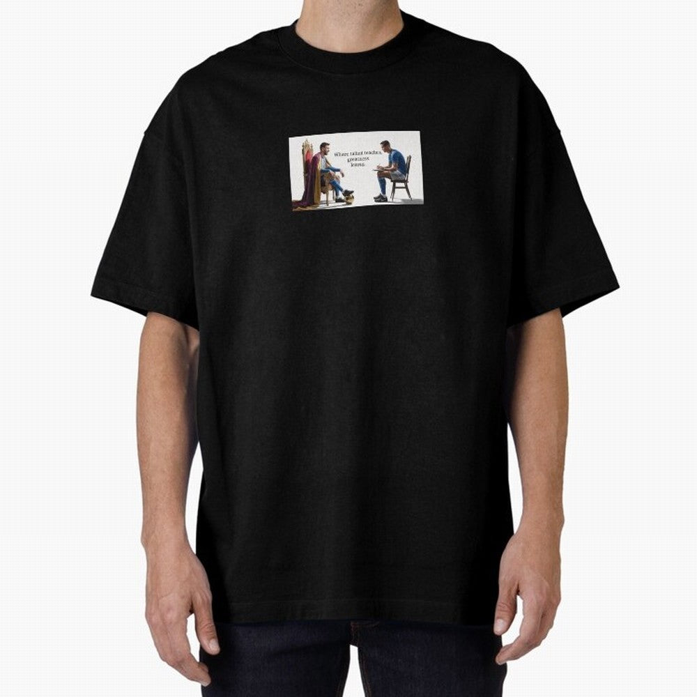 Messi and Ronaldo Oversized T-Shirt Celebrate Soccer Greatness during FIFA World Cup 2026 Group Stage Built around Neymar, Argentina and Brazil Energy, Fan Favorite Moments, National Team Passion, Big Match Drama and Soccer History; Made for