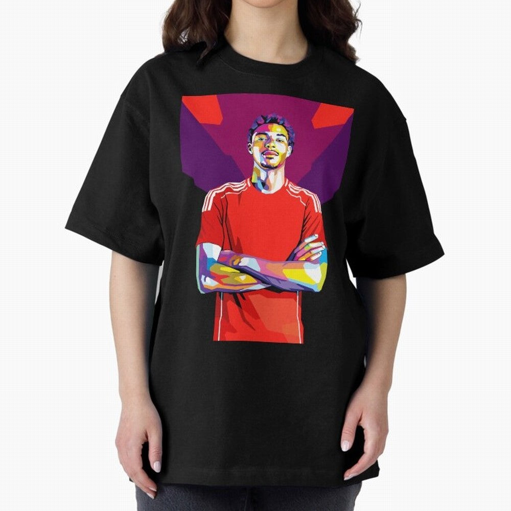 Ekitike in WPAP Style Oversized T-Shirt Bring Match Day Fire to the FIFA World Cup 2026 Journey through Haaland Highlights, Netherlands Pride, Stadium Memories, Football Loyalty, International Chants and Championship Tradition; Made for Collectors