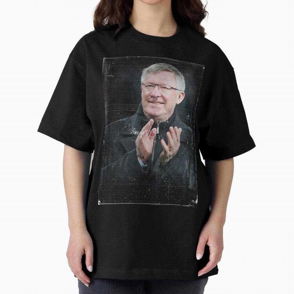 Sir Alex Ferguson Oversized T-Shirt Make Memories around FIFA World Cup 2026 USA Canada Mexico Capturing Messi, Neymar and Mbappe, Argentina, France and Brazil Energy, Global Supporter Spirit, Legendary Goals, National Colors and Tournament