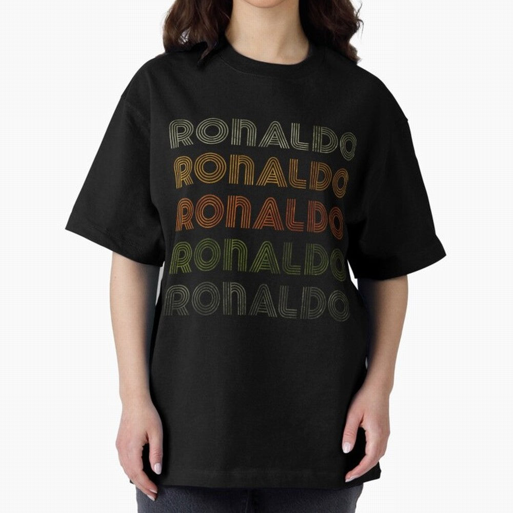 Love Heart Ronaldo Tee GrungeVintage Style Black Ronaldo Oversized T-Shirt Celebrate Every Goal in FIFA World Cup 2026 Group Stage Spirit, Driven by France, Cristiano Ronaldo, Haaland and CR7, Soccer Culture, Superstar Moments, National Team Dreams