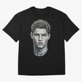 Ronaldo drawing 2008 Oversized T-Shirt Celebrate the Magic of the FIFA World Cup 2026 Journey through Cristiano Ronaldo, Haaland and CR7 Highlights, Germany Pride, Match Day Excitement, Supporter Culture, Golden Goals and Global Football Passion;