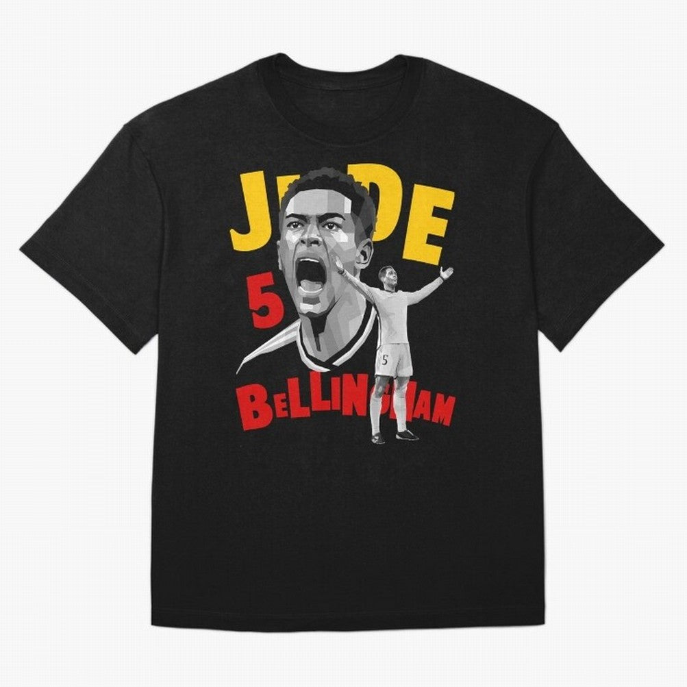 Jude Bellingham Oversized T-Shirt Honor the Beautiful Game during FIFA World Cup 2026 Group Stage Spirit, Celebrating Spain, CR7, Goal Celebration Energy, Supporter Heritage, Football Icons and Worldwide Tournament Joy; Ideal for Fans Who Follow