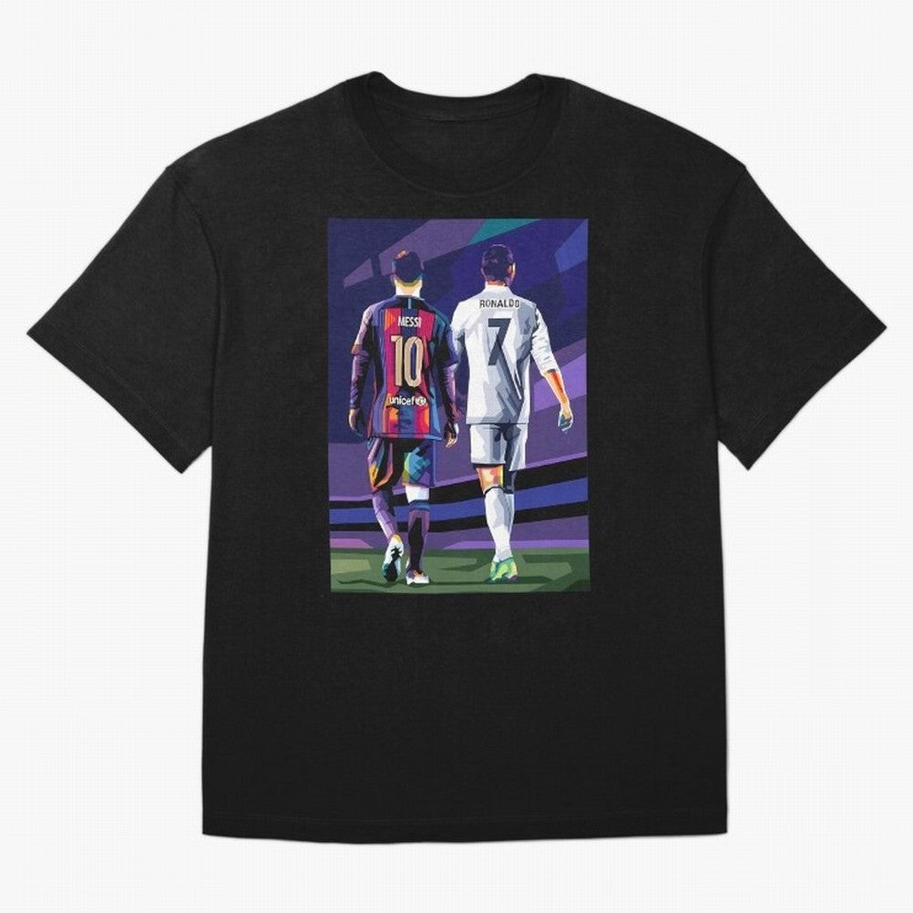 Ronaldo And Messi Oversized T-Shirt Enjoy the Biggest Football Party of Global Football Passion for FIFA World Cup 2026, Featuring Mbappe and Neymar, Spain and Netherlands, Stadium Chants, National Pride, Trophy Dreams and Unforgettable Football