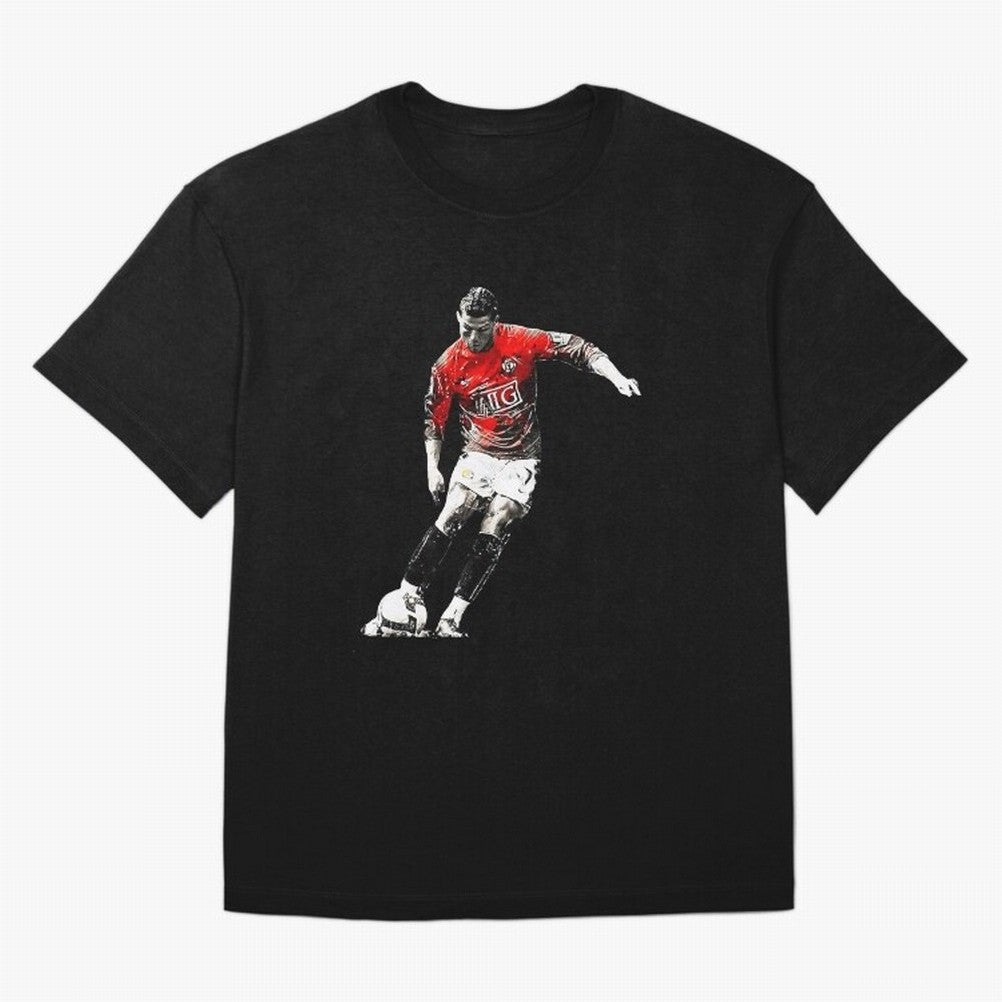 CR7 Artwork For Soccer Fans Gift For Football Lovers Oversized T-Shirt Back Your Heroes with FIFA World Cup 2026 Group Stage Celebrating Messi, Neymar and Mbappe, England Energy, Football Passion, Legendary Performances, Festival Vibes and