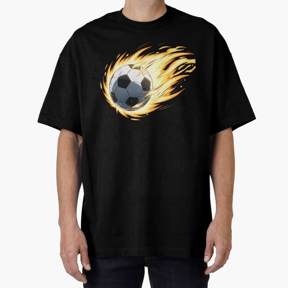 Soccer anime Oversized T-Shirt Relive FIFA World Cup 2026 USA Canada Mexico Driven by CR7, Germany Energy, Goal Celebration Energy, Supporter Heritage, Football Icons and Worldwide Tournament Joy; Perfect for Supporters Who Want Bold Football