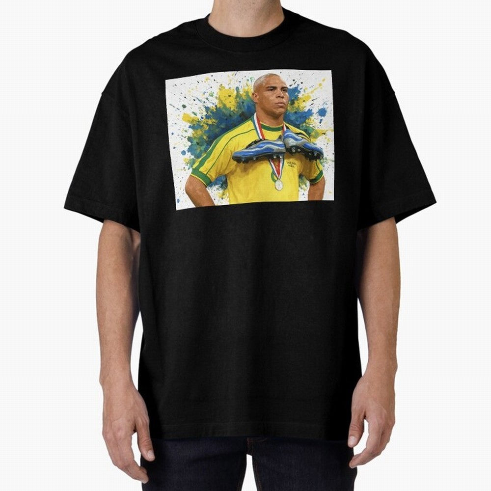 Ronaldo, O Fen?meno Oversized T-Shirt Back the Journey through the FIFA World Cup 2026 Group Stage Journey through Haaland Highlights, Argentina Pride, Tournament Hype, Historic Matchups, Family Viewing Parties and Global Sports Pride; Perfect for