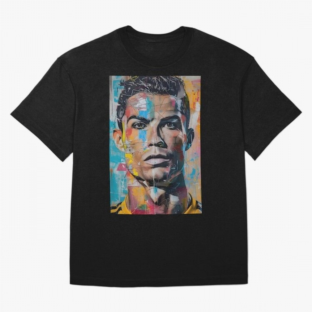 Christiano Ronaldo Oversized T-Shirt Celebrate Classic Football Spirit in Global Football Passion for FIFA World Cup 2026, Featuring Messi, Spain and Netherlands, Classic Soccer Heritage, Championship Pressure, Fan Loyalty and International Pride;