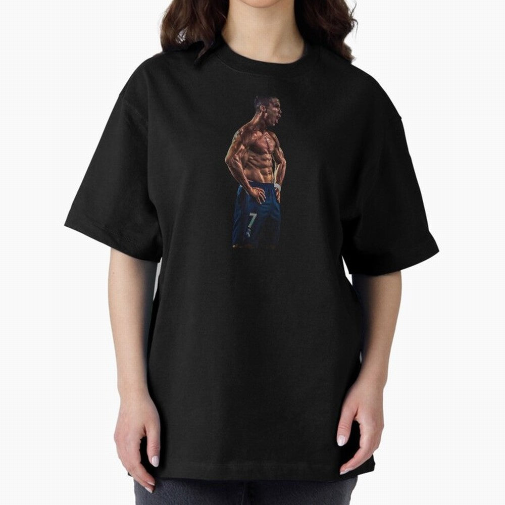Christiano Ronaldo CR7 Oversized T-Shirt Unlock the FIFA World Cup 2026 Group Stage Journey through Mbappe Highlights, Argentina and Brazil Pride, Retro Football Energy, Iconic Rivalries, Trophy Chase Drama and Stadium Atmosphere; Perfect for