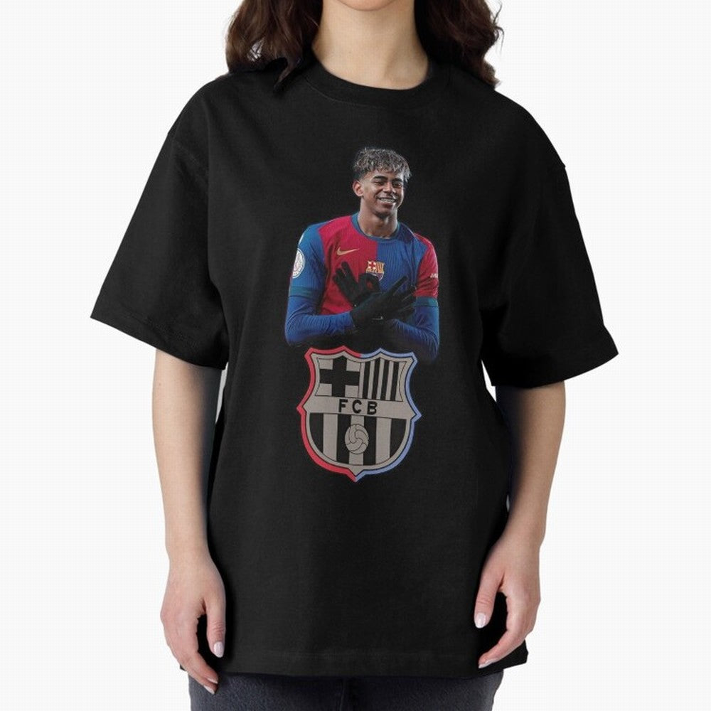 Lamine Oversized T-Shirt Celebrate Classic Football Spirit in Global Football Passion for FIFA World Cup 2026 USA Canada Mexico, Connected to Cristiano Ronaldo, Haaland and CR7, Spain and Netherlands, Soccer Culture, Superstar Moments, National