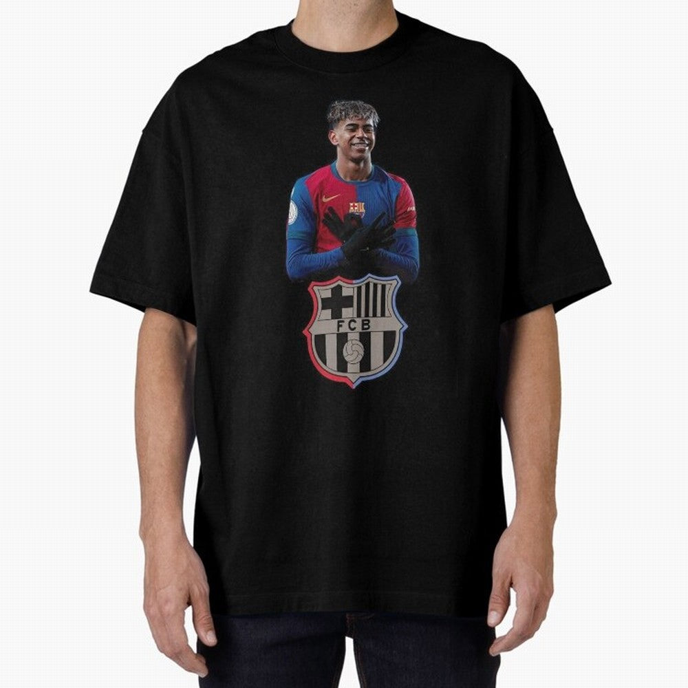 Lamine Oversized T-Shirt Celebrate Classic Football Spirit in Global Football Passion for FIFA World Cup 2026 USA Canada Mexico, Connected to Cristiano Ronaldo, Haaland and CR7, Spain and Netherlands, Soccer Culture, Superstar Moments, National