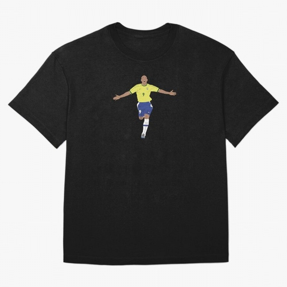 Ronaldo Luis Nazario Oversized T-Shirt Capture FIFA World Cup 2026 for Fans of Messi and Argentina and Brazil, Bringing Football Festival Excitement, Trophy Ambitions, Country Rivalries and Star Player Buzz; Ideal for Passionate Fans Who Love