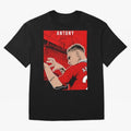 Antony Oversized T-Shirt Join the Global Buzz around Match Day Hype around FIFA World Cup 2026 USA Canada Mexico, Cristiano Ronaldo, Haaland and CR7, England, France and Netherlands, Stadium Chants, National Pride, Trophy Dreams and Unforgettable