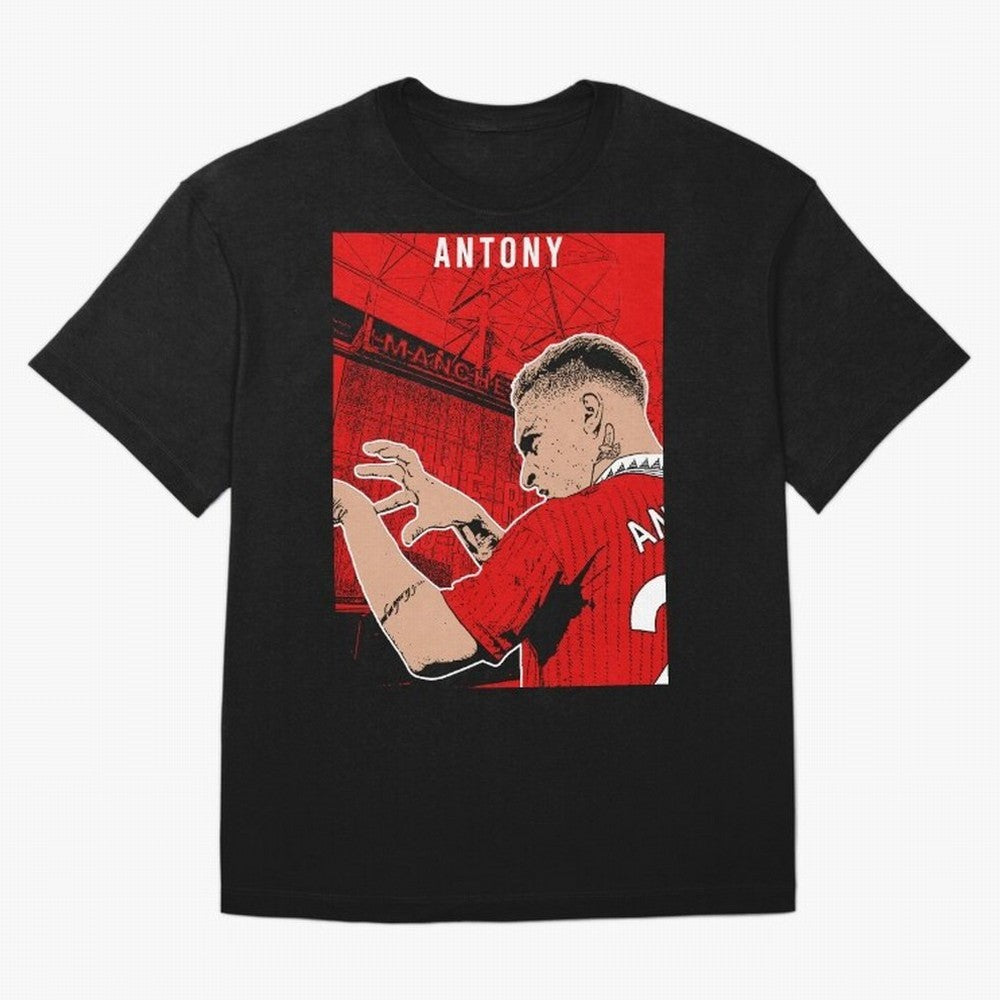 Antony Oversized T-Shirt Join the Global Buzz around Match Day Hype around FIFA World Cup 2026 USA Canada Mexico, Cristiano Ronaldo, Haaland and CR7, England, France and Netherlands, Stadium Chants, National Pride, Trophy Dreams and Unforgettable
