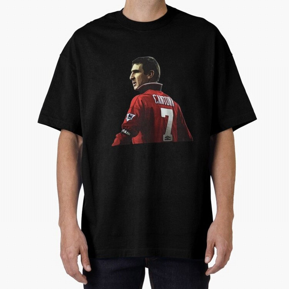 King of Manchester Eric Cantona Oversized T-Shirt Back the Journey through FIFA World Cup 2026 Group Stage for Fans of Neymar, Haaland and Cristiano Ronaldo and Argentina and Brazil, Bringing Football Festival Excitement, Trophy Ambitions, Country