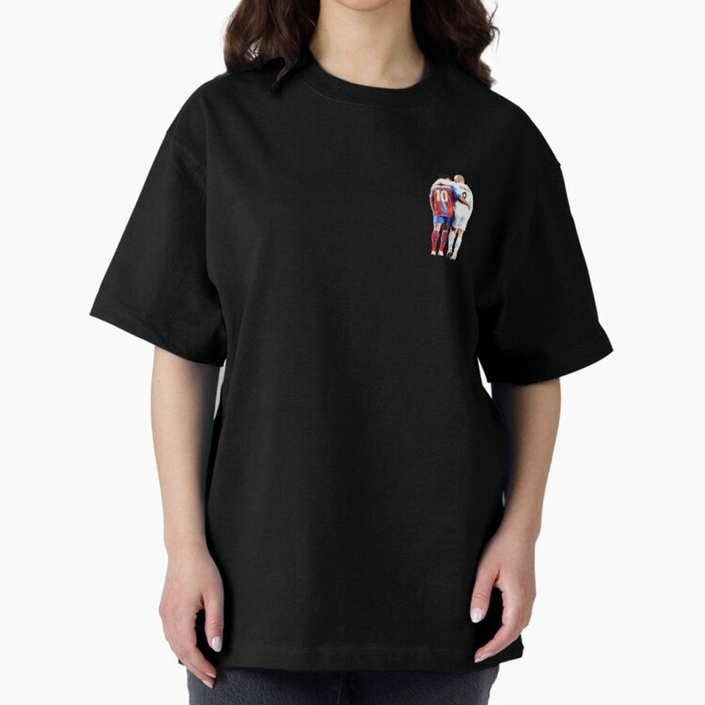 Ronaldinho and R9 Ronaldo Oversized T-Shirt Represent Fans Who Live for FIFA World Cup 2026 Group Stage Spirit, Connected to Netherlands, Mbappe and Neymar, Worldwide Fan Energy, Dramatic Goals, Stadium Lights and Championship Celebrations; Perfect