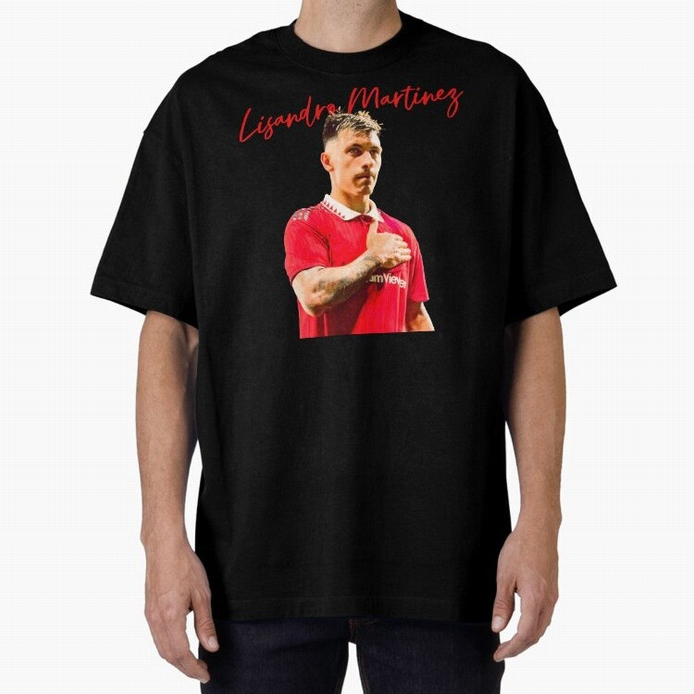 Lisandro Martinez Oversized T-Shirt Celebrate Fan Favorites in FIFA World Cup 2026 USA Canada Mexico Filled with Messi, France and Portugal Energy, Tournament Hype, Historic Matchups, Family Viewing Parties and Global Sports Pride; Great for