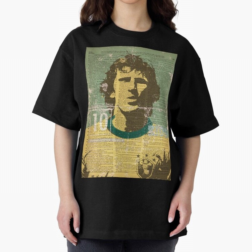 ZICO Oversized T-Shirt Capture FIFA World Cup 2026 USA Canada Mexico Spirit, Filled with France and Portugal, Messi and Cristiano Ronaldo, Fan Favorite Moments, National Team Passion, Big Match Drama and Soccer History; Great for Watch Parties,