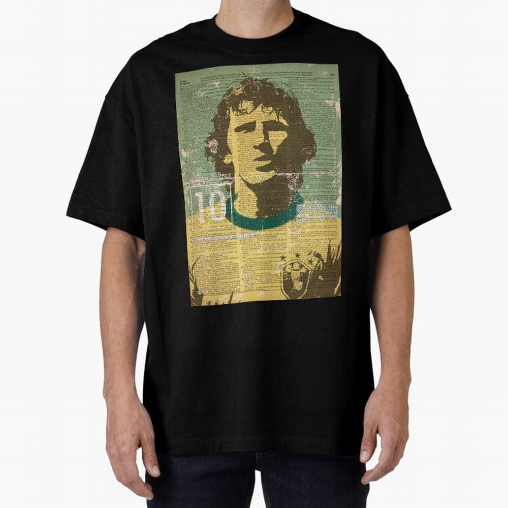 ZICO Oversized T-Shirt Capture FIFA World Cup 2026 USA Canada Mexico Spirit, Filled with France and Portugal, Messi and Cristiano Ronaldo, Fan Favorite Moments, National Team Passion, Big Match Drama and Soccer History; Great for Watch Parties,