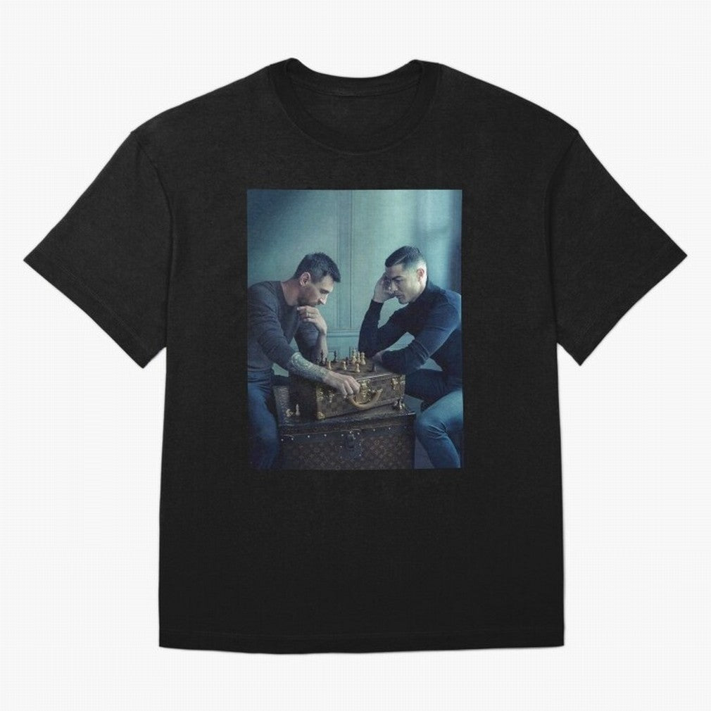 Messi and Ronaldo Chess Shirt, Vintage Lionel Messi Shirt, Lionel Messi Sweatshirt, Messi Hoodie, Retro Messi Hoodie Oversized T-Shirt Step into FIFA World Cup 2026 for Fans of Messi, CR7 and Mbappe and Argentina, Bringing Tournament Hype, Historic