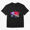 RonaDora chibis Oversized T-Shirt Mark FIFA World Cup 2026 Spirit, Inspired by Brazil, Portugal and Argentina, Haaland, Classic Soccer Heritage, Championship Pressure, Fan Loyalty and International Pride; Made for Die Hard Supporters, Soccer
