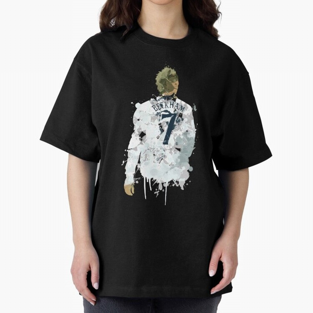 David Beckham England Captain Art Oversized T-Shirt Join the Global Buzz around Match Day Hype around FIFA World Cup 2026, Messi, Neymar and Mbappe, Portugal, Supporter Pride, Iconic Celebrations, Legendary Names and Global Match Day Energy;