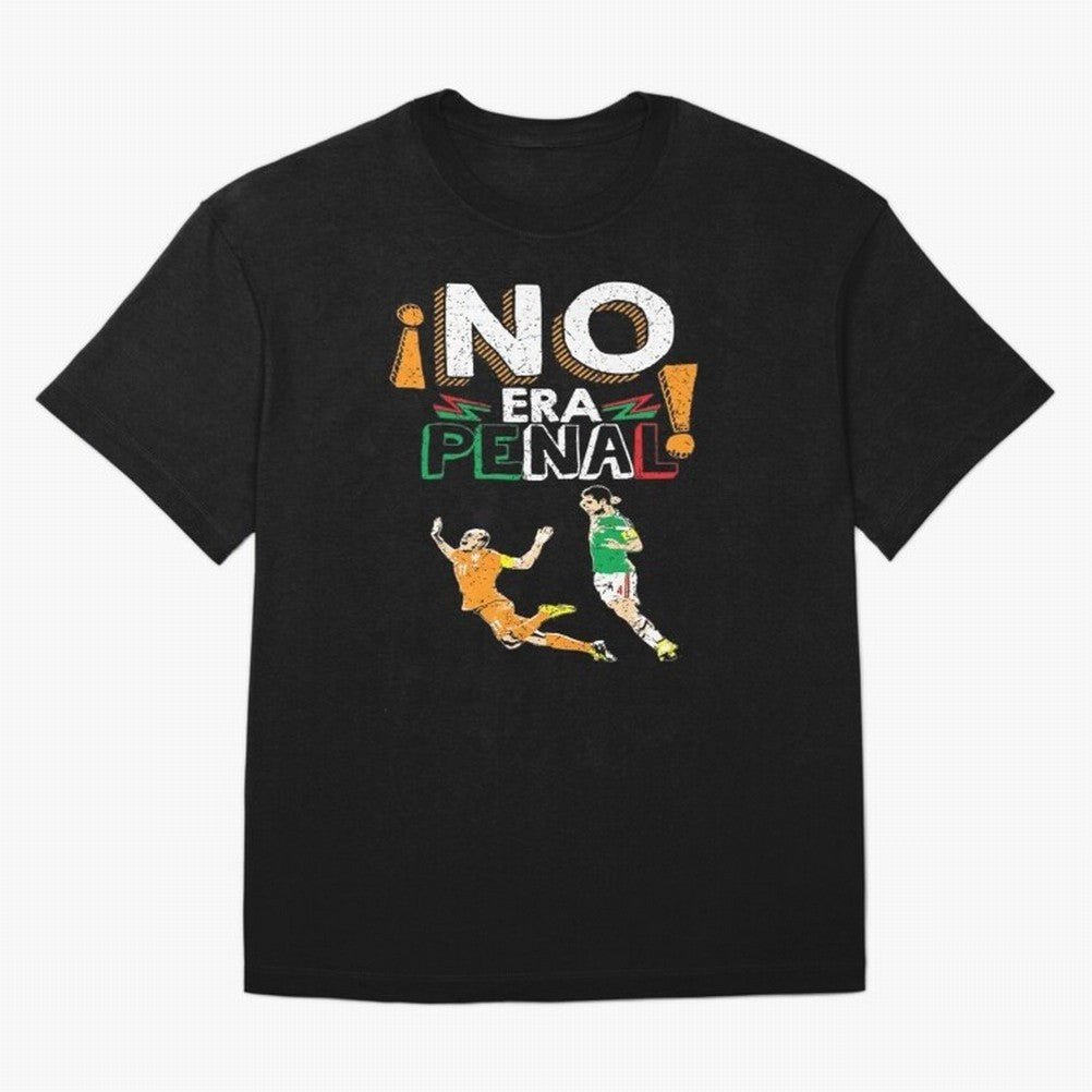 No Era Penal Oversized T-Shirt Stand Out with Spirit from FIFA World Cup 2026 for Fans of Cristiano Ronaldo, Haaland and CR7 and Portugal, Bringing Championship Spirit, Famous Goals, Roaring Crowds and International Football Unity; Perfect for