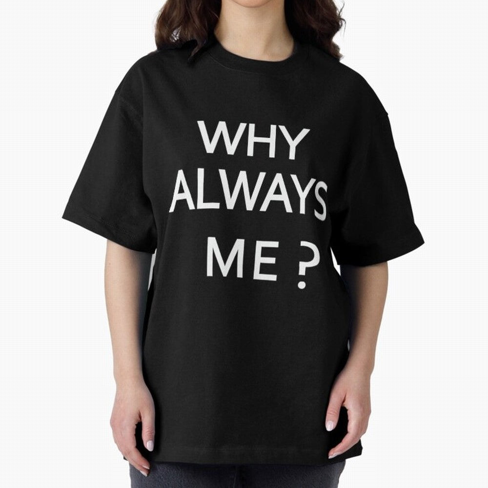 Why Always Me Mario Balotelli - Manchester City Routs United 6-1 Oversized T-Shirt Feel the Heartbeat of FIFA World Cup 2026 Group Stage for Fans of Mbappe and Spain and Netherlands, Bringing Retro Football Energy, Iconic Rivalries, Trophy Chase