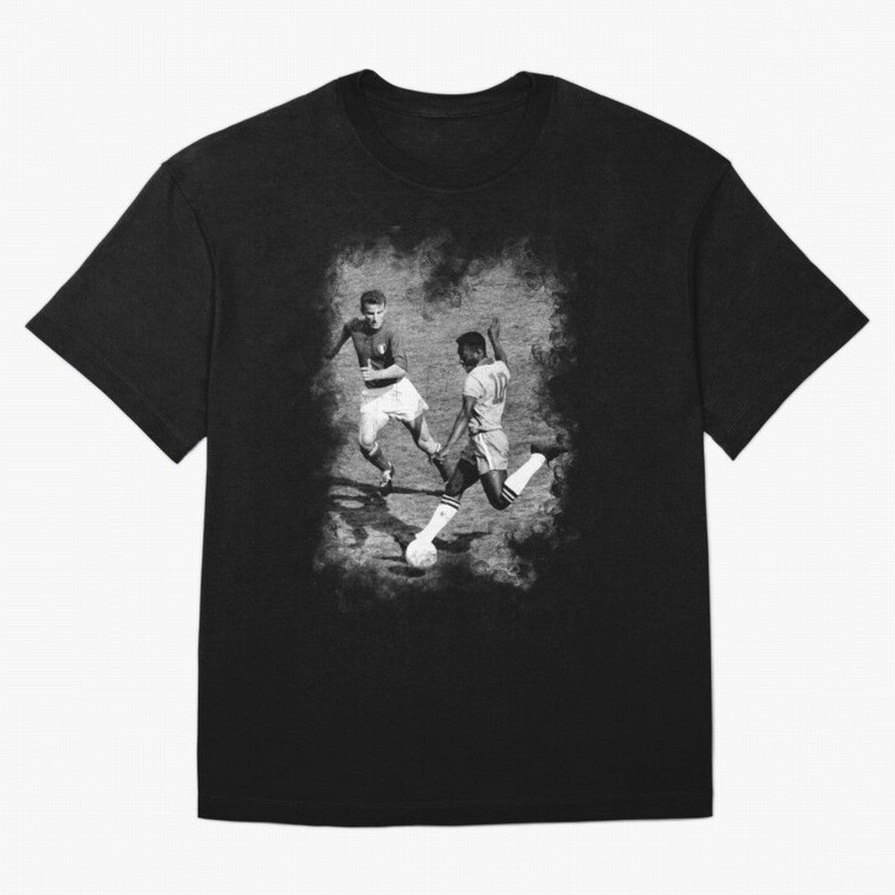 Pele Oversized T-Shirt Build FIFA World Cup 2026 USA Canada Mexico Spirit, Filled with Brazil, Portugal and Argentina, Messi, Goal Celebration Energy, Supporter Heritage, Football Icons and Worldwide Tournament Joy; Made for Die Hard Supporters,