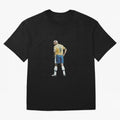 Brazilian Football Player from Milano Oversized T-Shirt Follow the Final Road of FIFA World Cup 2026 Spirit, Built around Argentina, France and Brazil, Mbappe, Stadium Memories, Football Loyalty, International Chants and Championship Tradition;