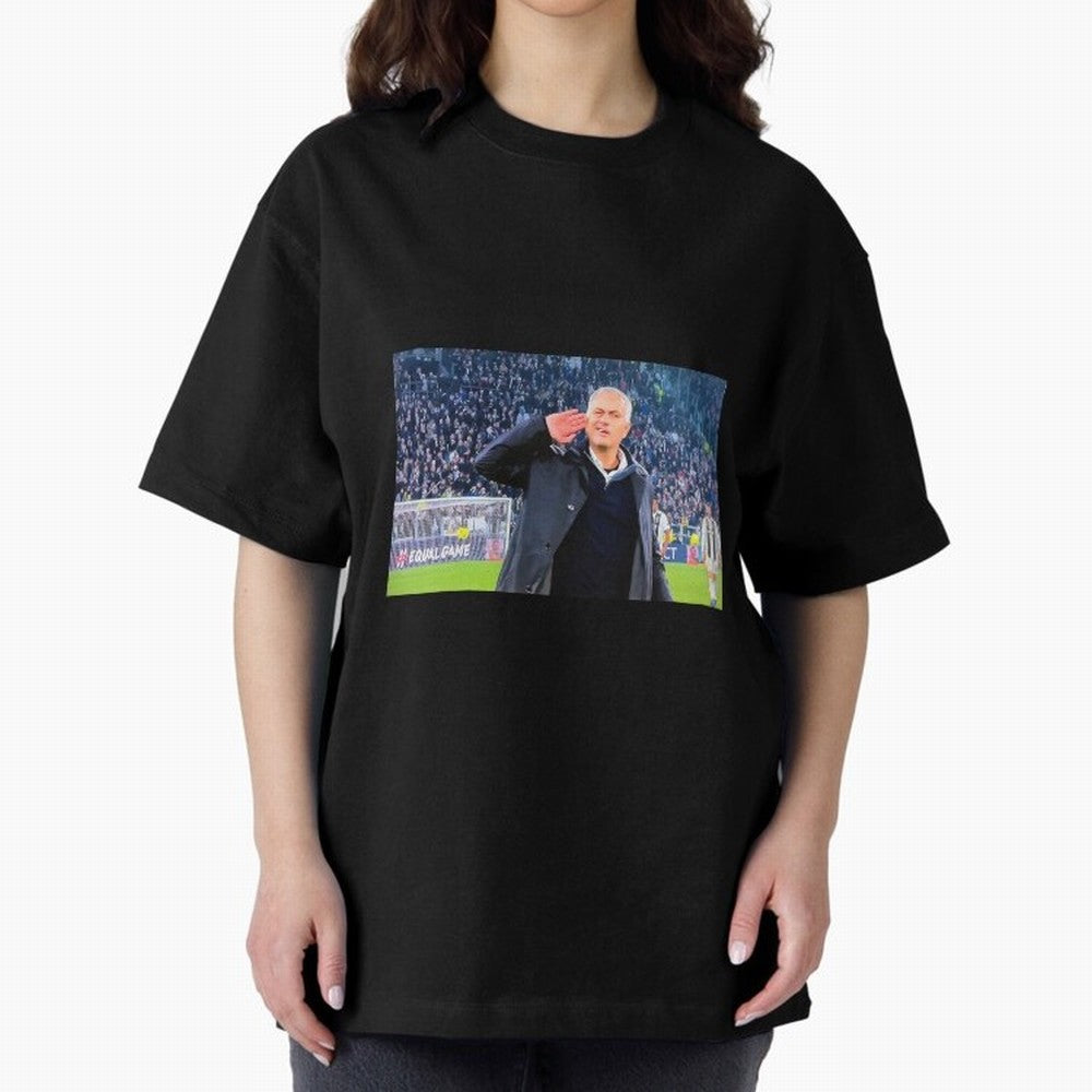 Mourinho VS Juventus Oversized T-Shirt Show Fan Pride Across FIFA World Cup 2026 Group Stage Centered on Mbappe and Neymar, Netherlands Energy, Championship Spirit, Famous Goals, Roaring Crowds and International Football Unity; Ideal for Fans Who